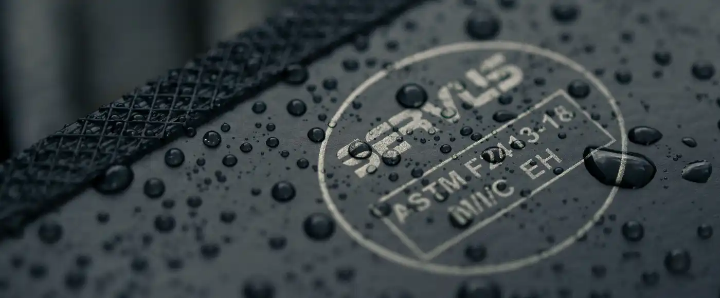 Servus boots close up